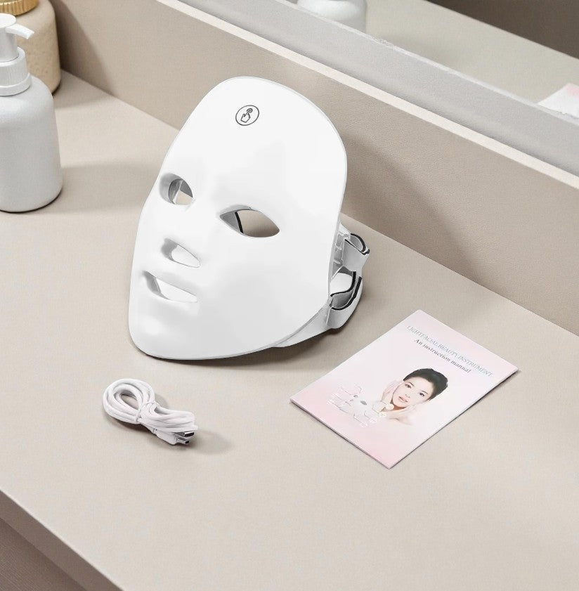 Máscara facial LED